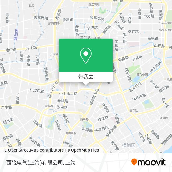 西锐电气(上海)有限公司地图