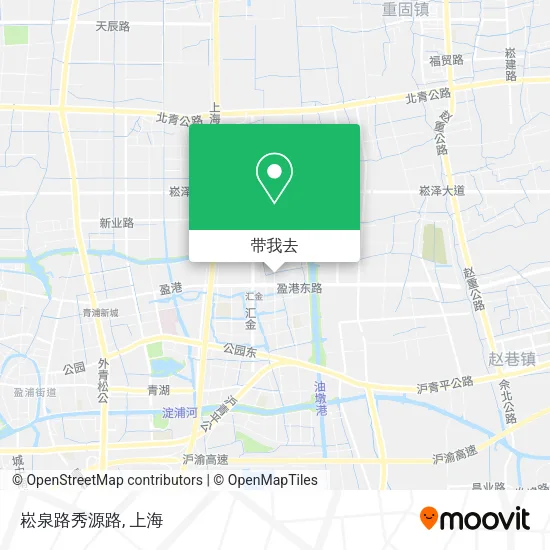 崧泉路秀源路地图