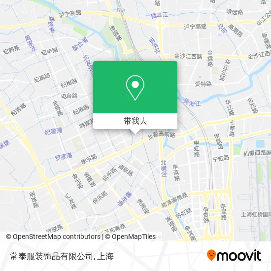常泰服装饰品有限公司地图
