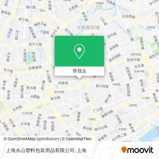 上海永山塑料包装用品有限公司地图