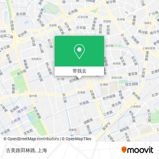 古美路田林路地图