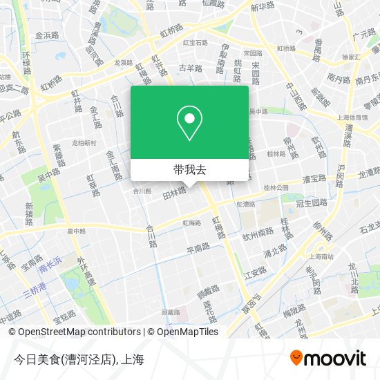今日美食(漕河泾店)地图