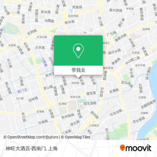 神旺大酒店-西南门地图