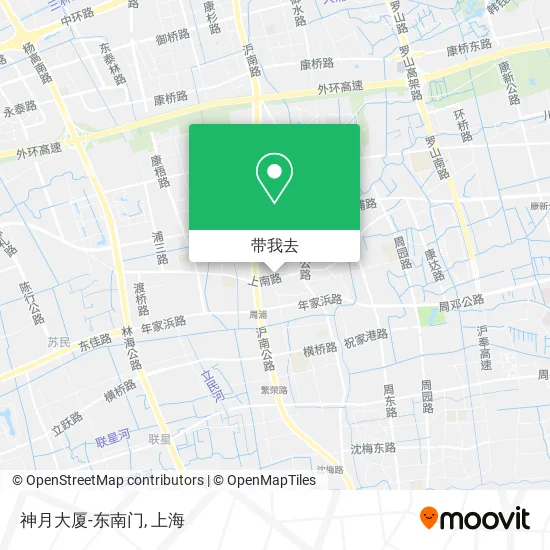 神月大厦-东南门地图