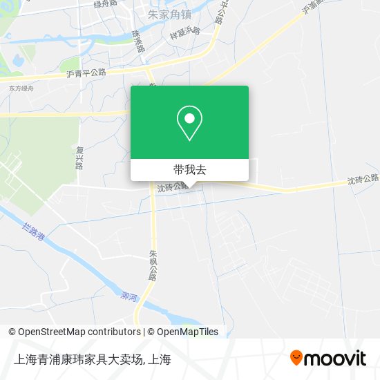 上海青浦康玮家具大卖场地图