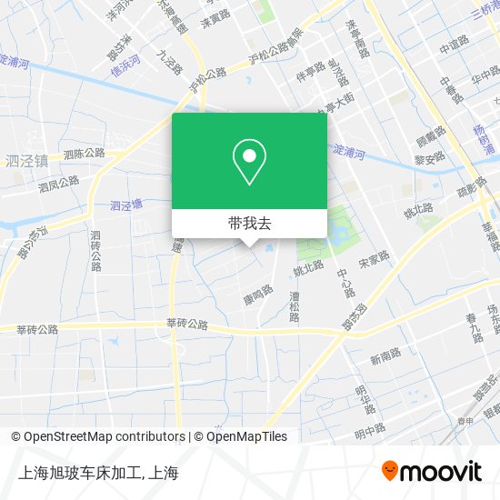 上海旭玻车床加工地图