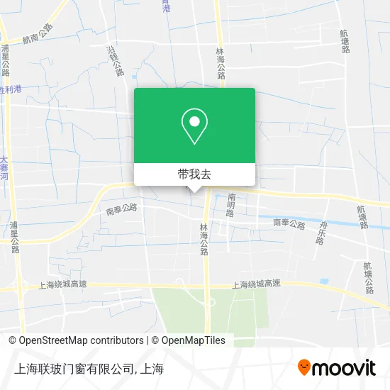 上海联玻门窗有限公司地图