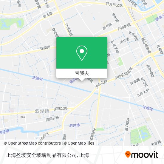 上海盈玻安全玻璃制品有限公司地图