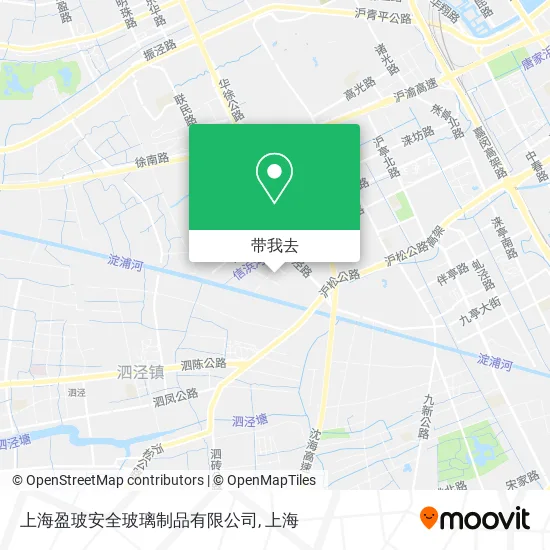 上海盈玻安全玻璃制品有限公司地图