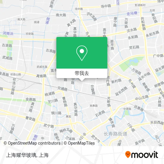 上海耀华玻璃地图