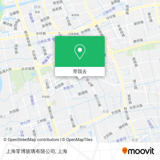上海零博玻璃有限公司地图