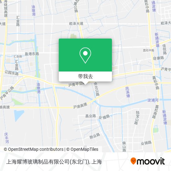 上海耀博玻璃制品有限公司(东北门)地图