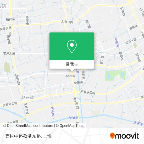 嘉松中路盈港东路地图