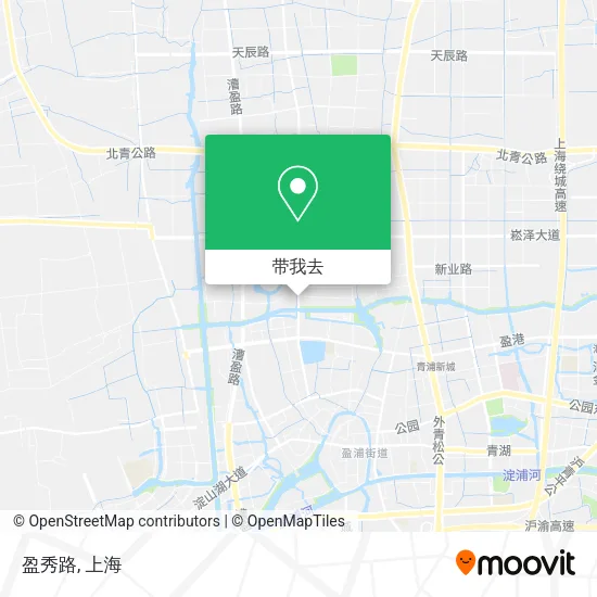 盈秀路地图