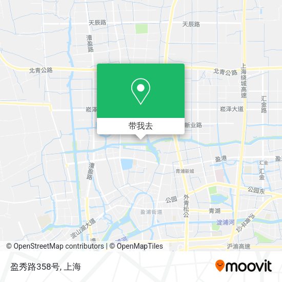 盈秀路358号地图