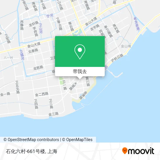 石化六村-661号楼地图