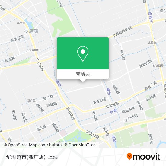 华海超市(潘广店)地图