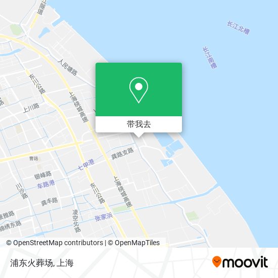 浦东火葬场地图