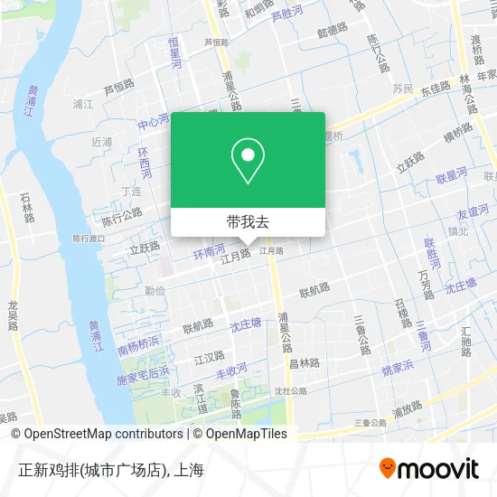 正新鸡排(城市广场店)地图