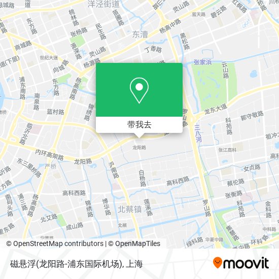 磁悬浮(龙阳路-浦东国际机场)地图