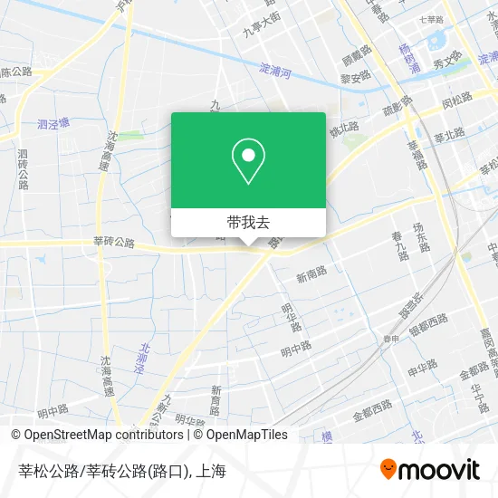 莘松公路/莘砖公路(路口)地图