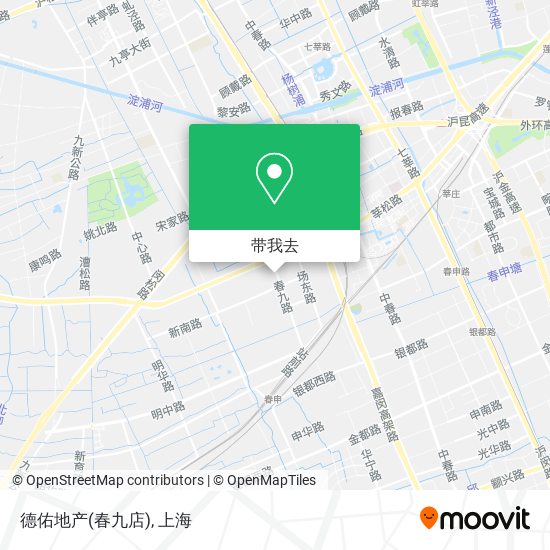 德佑地产(春九店)地图