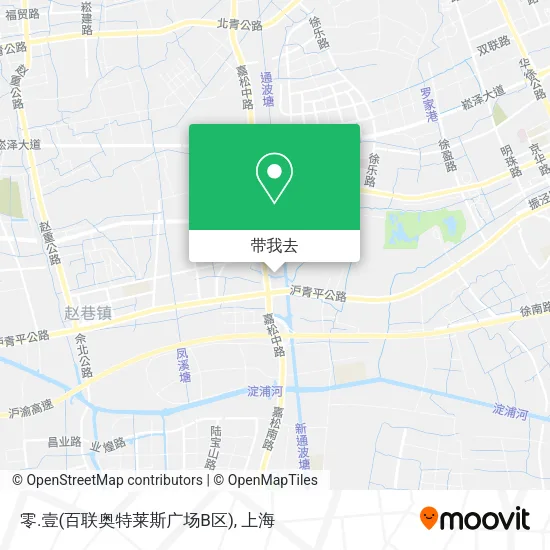 零.壹(百联奥特莱斯广场B区)地图