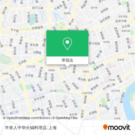 半兽人中华火锅料理店地图