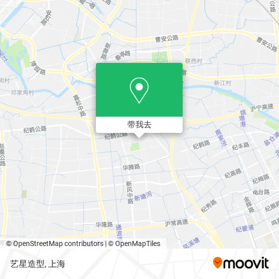 艺星造型地图