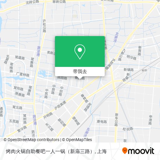 烤肉火锅自助餐吧一人一锅（新庙三路）地图