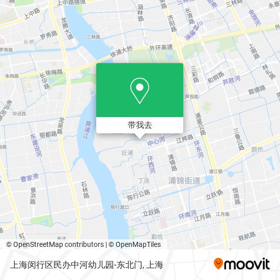 上海闵行区民办中河幼儿园-东北门地图