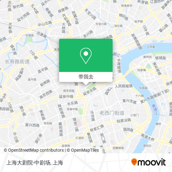 上海大剧院-中剧场地图
