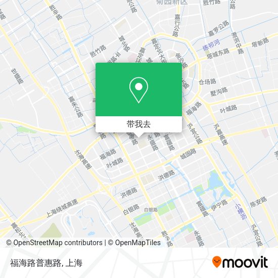 福海路普惠路地图