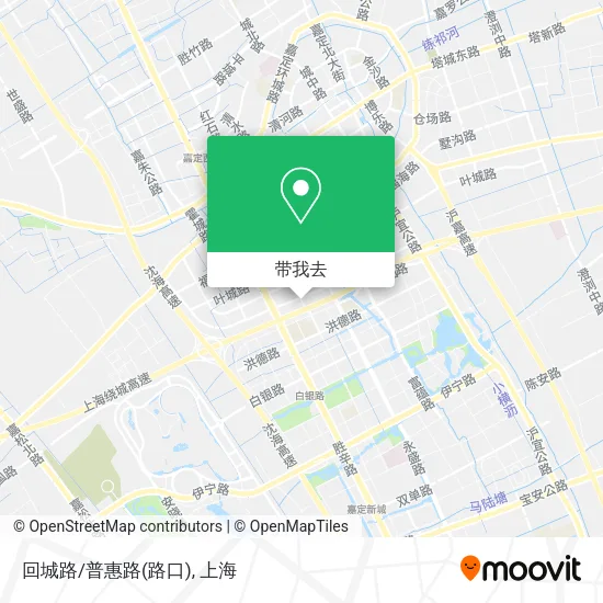 回城路/普惠路(路口)地图
