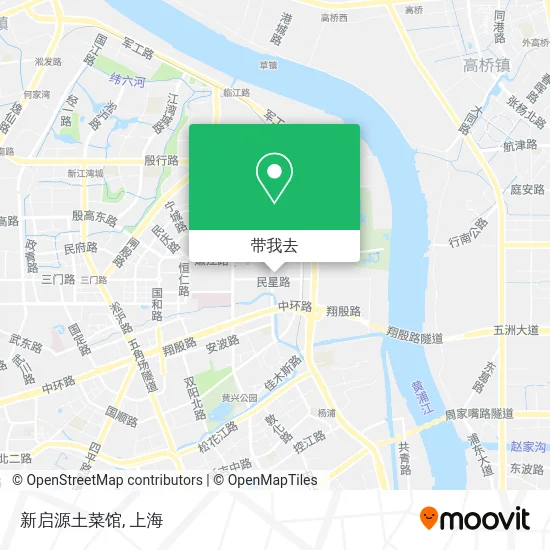 新启源土菜馆地图