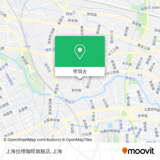 上海拉维咖啡旗舰店地图