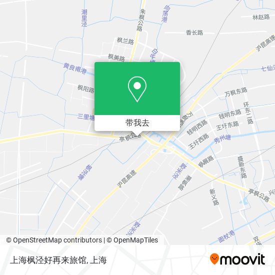 上海枫泾好再来旅馆地图