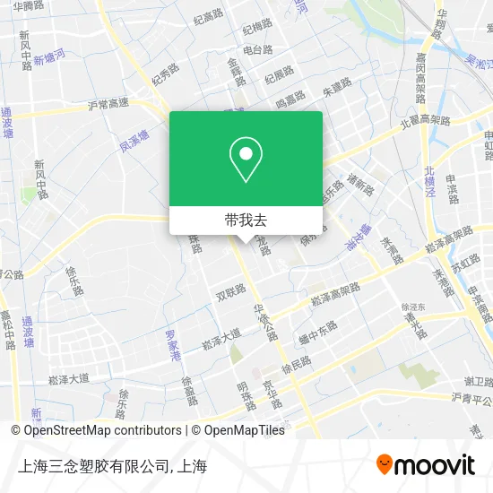 上海三念塑胶有限公司地图