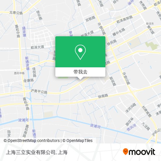 上海三立实业有限公司地图