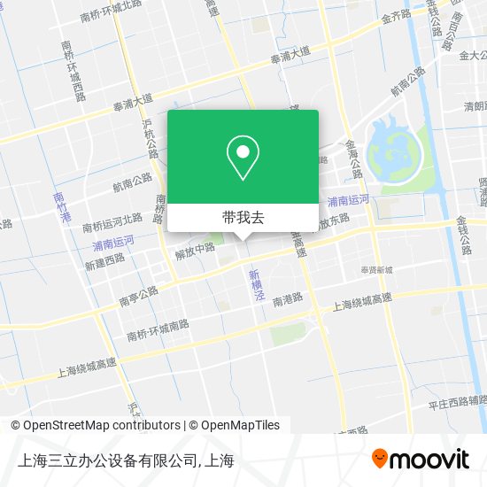 上海三立办公设备有限公司地图