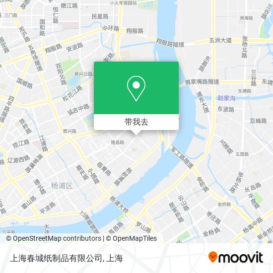 上海春城纸制品有限公司地图