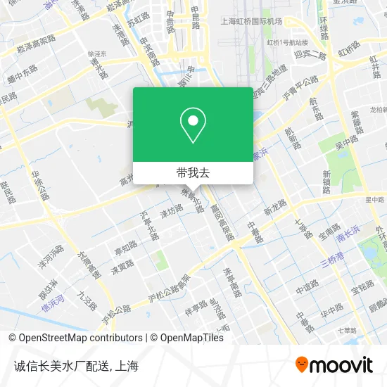 诚信长美水厂配送地图