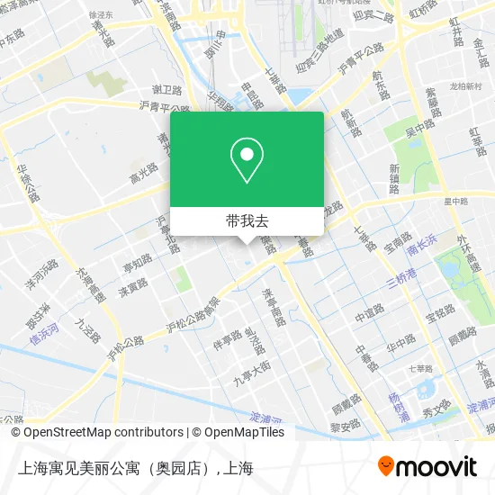 上海寓见美丽公寓（奥园店）地图