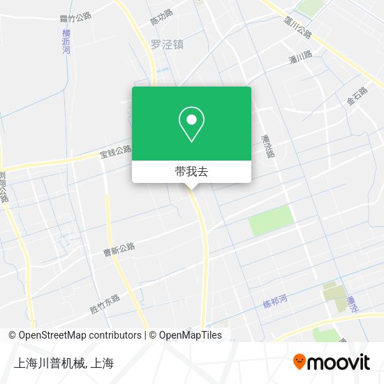 上海川普机械地图