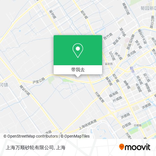 上海万顺砂轮有限公司地图