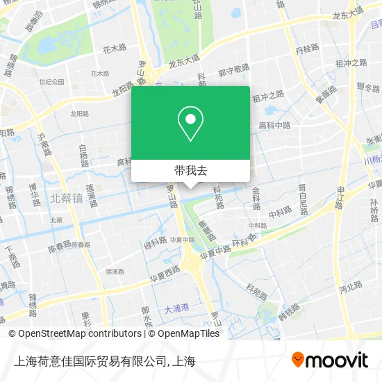 上海荷意佳国际贸易有限公司地图