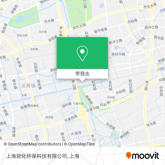 上海碧化环保科技有限公司地图