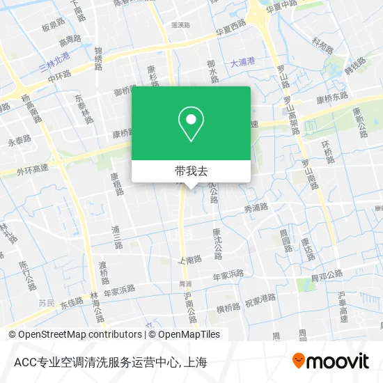 ACC专业空调清洗服务运营中心地图