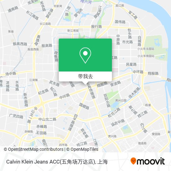 Calvin Klein Jeans ACC(五角场万达店)地图