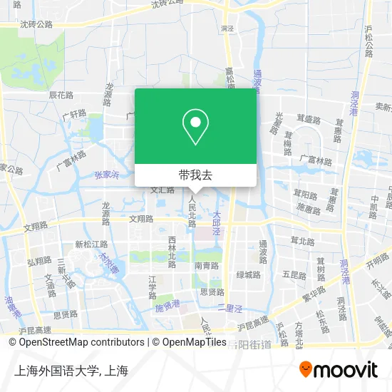 上海外国语大学地图